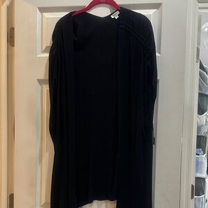 Avenue Women's Elegant Black Sweater Cardigan